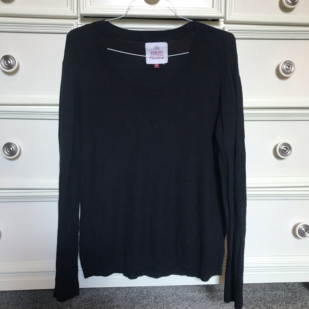 black pullover